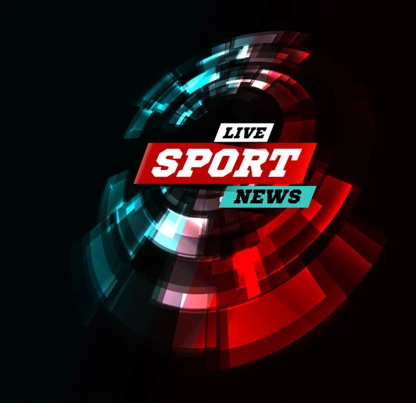 Live Sport News Może Być Stosowany Jako Projekt Dla Wiadomości — Zdjęcie stockowe
