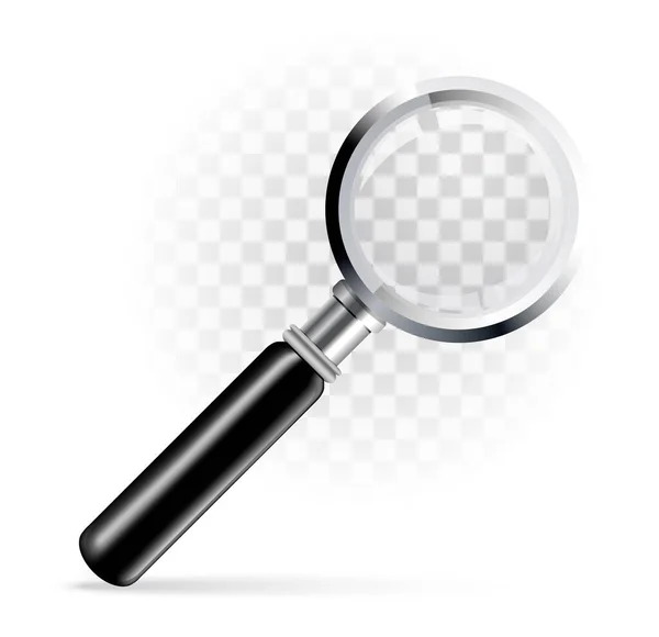 Magnifier on a transparent background. illustration — Stock Photo, Image