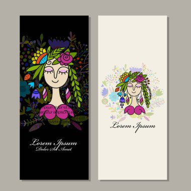 Afiş tasarımı, çiçek peri