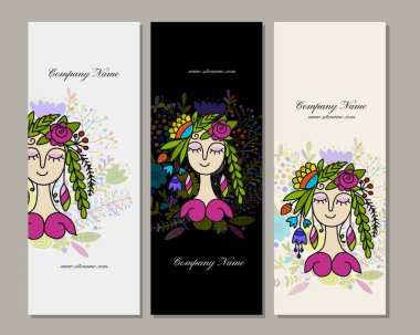 Afiş tasarımı, çiçek peri