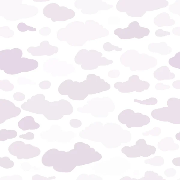 Fond nuageux, motif sans couture pour votre conception — Image vectorielle