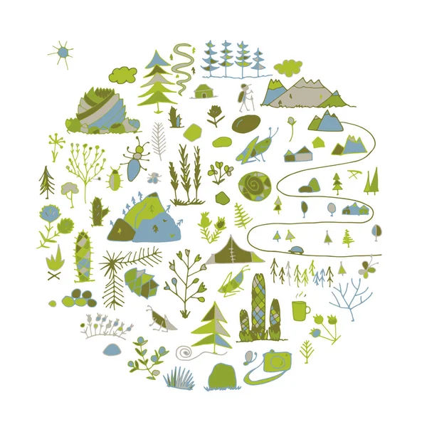 Vahşi alan, doğa arka plan tasarımınız için