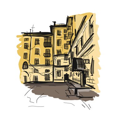 Eski konut, tasarımınız için kroki