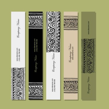 Afiş tasarımı, etnik el yapımı süs