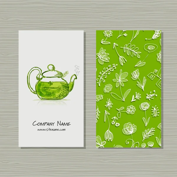 Kartvizit tasarım, bitkisel çay