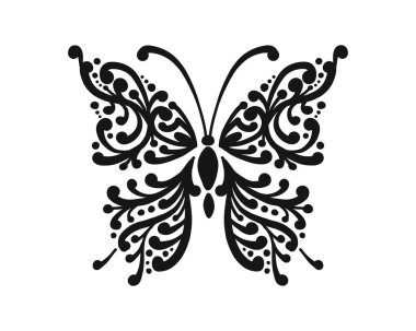 Tasarımınız için süslü kelebek
