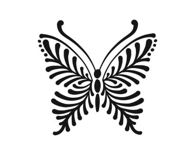 Tasarımınız için süslü kelebek