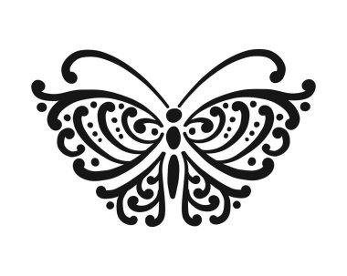 Tasarımınız için süslü kelebek