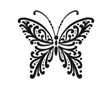 Tasarımınız için süslü kelebek