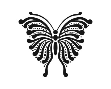 Tasarımınız için süslü kelebek