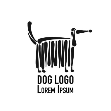 Komik köpek, tasarımınız için kroki