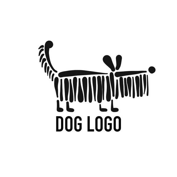 Divertido perro, boceto para su diseño — Archivo Imágenes Vectoriales