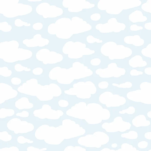 Clouds background, seamless pattern for your design — Stock Vector