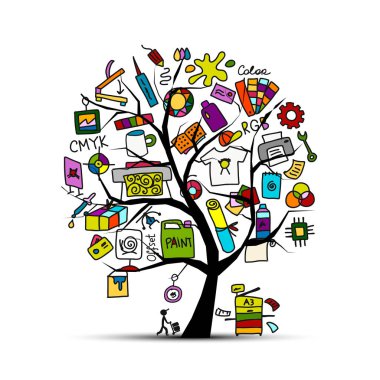 Basım evi, tasarımınız için kroki