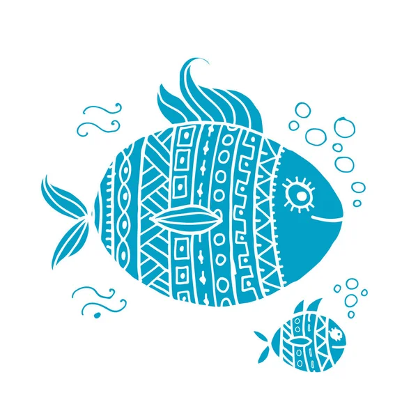 Вишукана риба для вашого дизайну — стоковий вектор