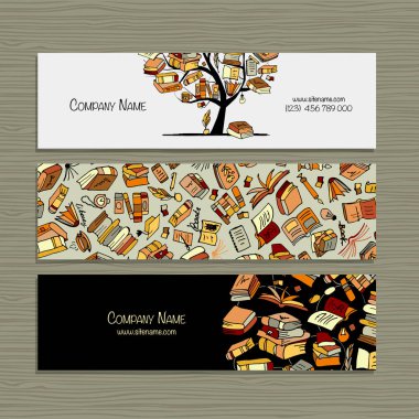 Kitap Kütüphanesi, banner tasarım