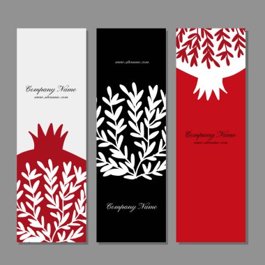 Afiş tasarımı, nar arka plan