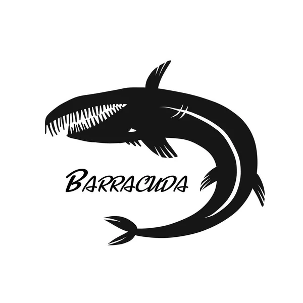 Peixe Barracuda para o seu projeto — Vetor de Stock