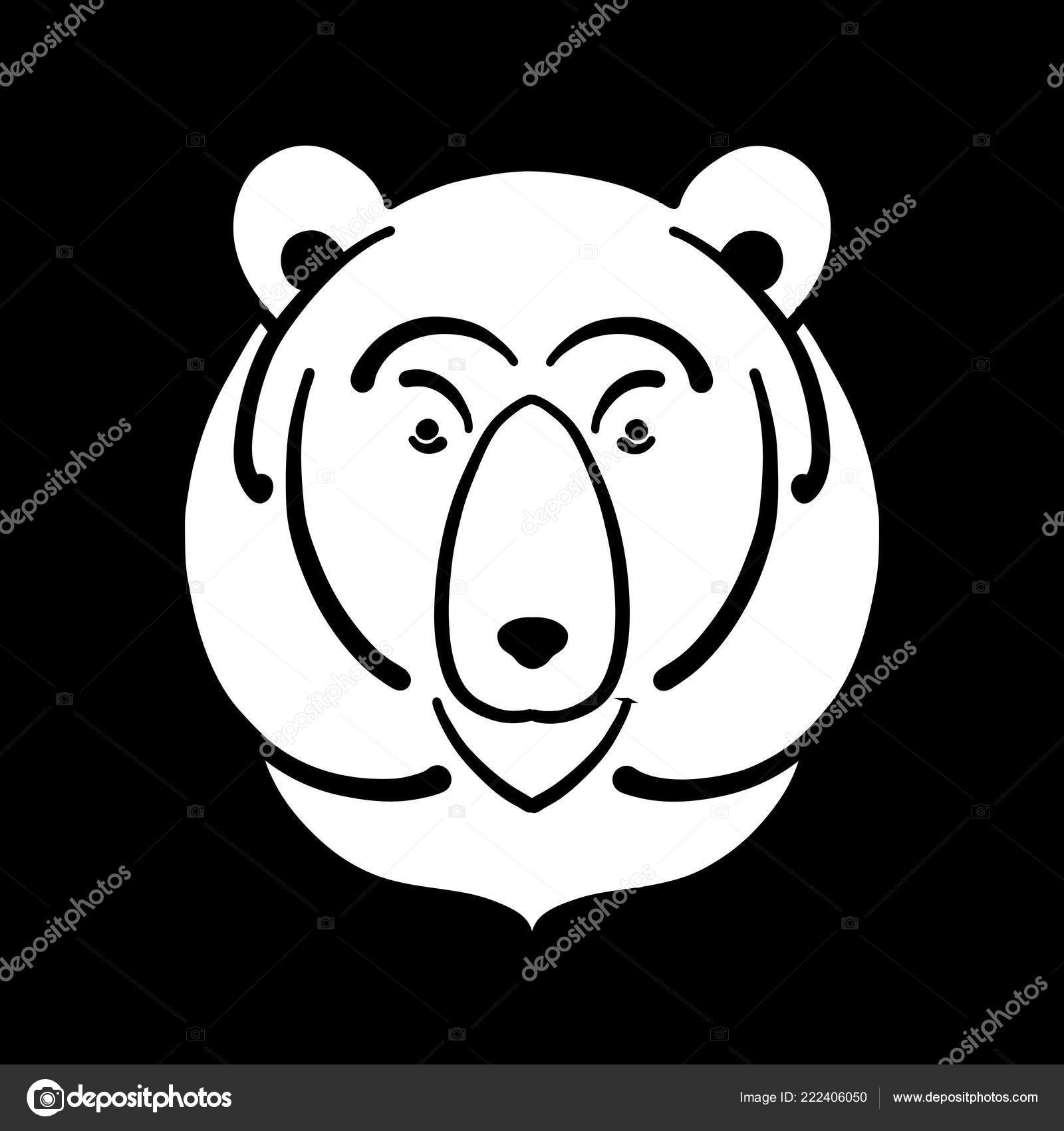 Drawings Of Bears Faces Bear Face Sketch For Your Design