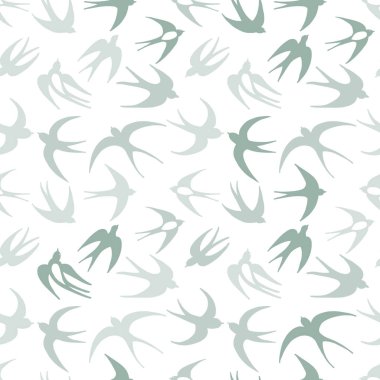 Kırlangıçlar, tasarımınız için seamless modeli