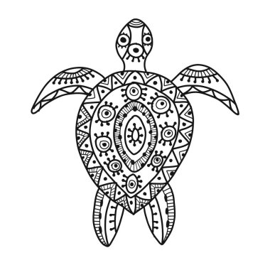 Kaplumbağa Tasarımlarınız için süslü