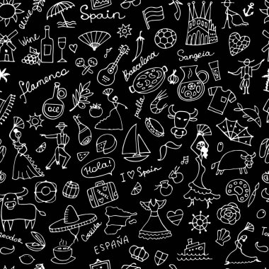İspanya, tasarımınız için seamless modeli