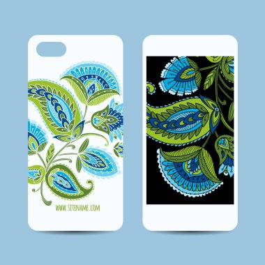 Cep telefonu kapak tasarımı, çiçek arka plan