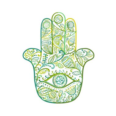 Hint eli Hamsa, sembol..