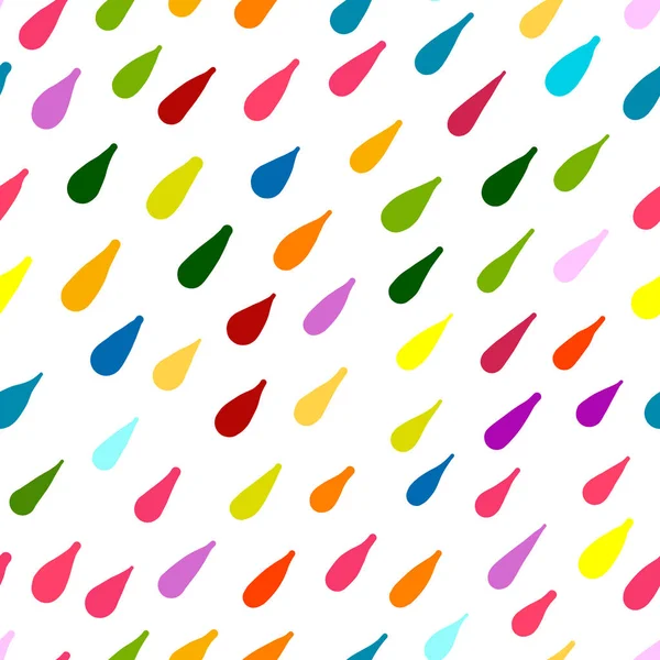 Дощ Безшовний Візерунок Вашого Дизайну Векторні Ілюстрації — стоковий вектор