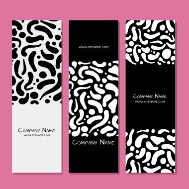 Afiş tasarımı, sıvı arka plan. Vektör çizim