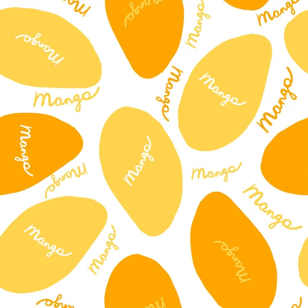 Mangue, motif sans couture pour votre design — Image vectorielle