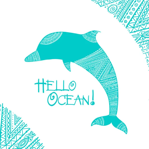 Yunus süslü logosu, tasarımınız için kroki