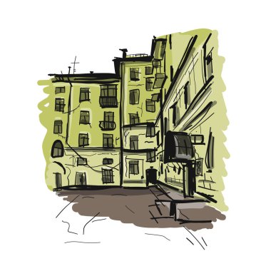 Eski konut, tasarımınız için kroki