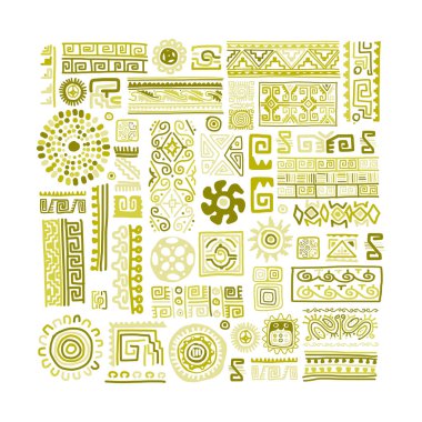 Tasarımınız için etnik el yapımı süs