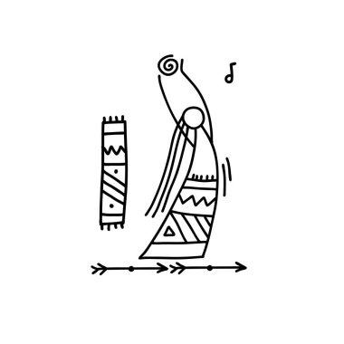 Tasarımınız için halk etnik dans