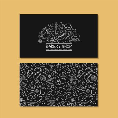 Kartvizitler, fırın şirketi için tasarım fikri