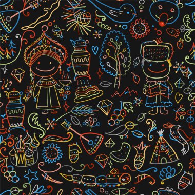 Rusya 'ya git. Tasarımınız için kusursuz desen