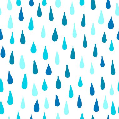Tasarımınız için yağmur, kusursuz desen