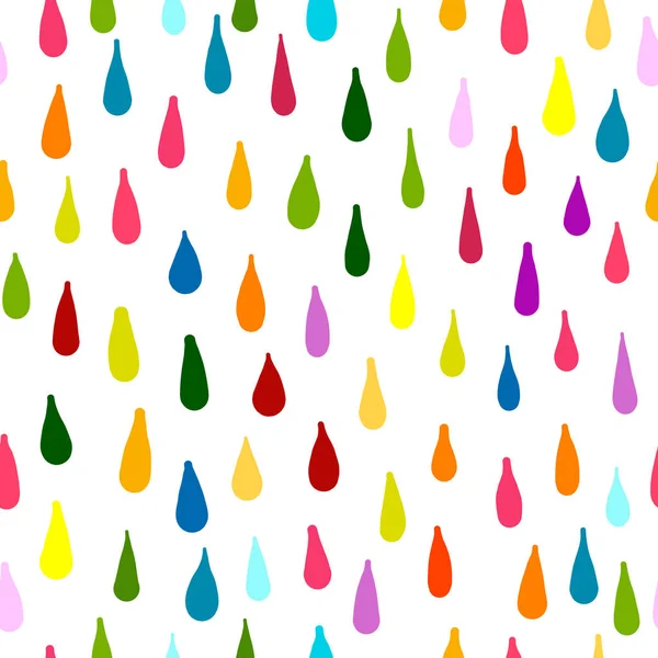 Deszcz, bezproblemowy wzór do projektowania — Wektor stockowy