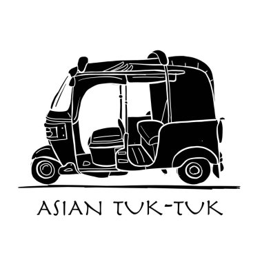 Saklardı, motosiklet Asya taksi. Tasarımınız için kroki
