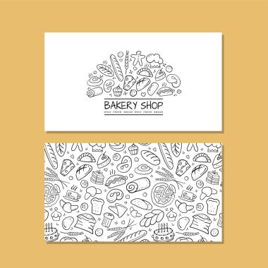 Kartvizitler, fırın şirketi için tasarım fikri
