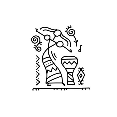 Tasarımınız için halk etnik dans