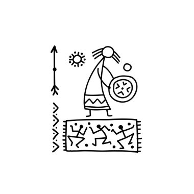 Tasarımınız için halk etnik dans