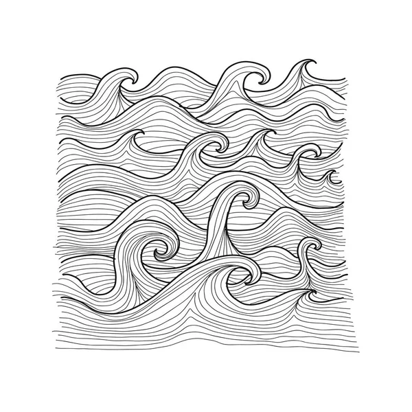 Abstrakt havs bakgrund för din design — Stock vektor