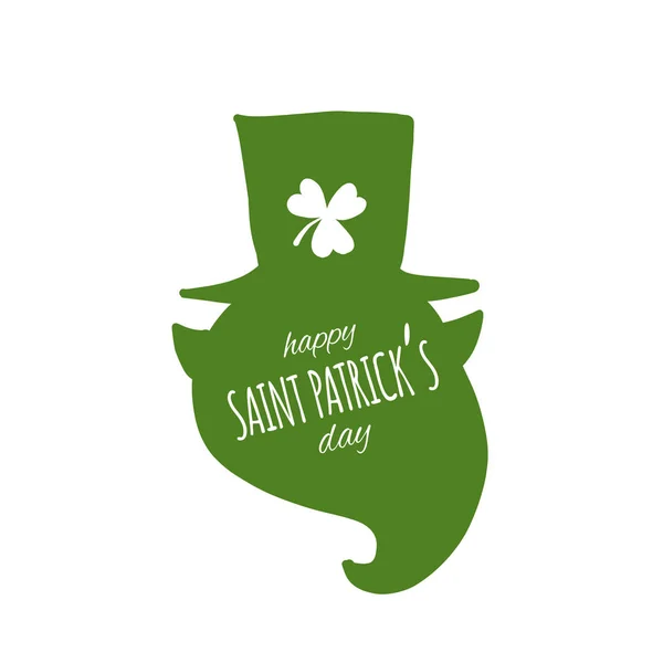Saint Patrick. Carte de voeux pour votre design — Image vectorielle