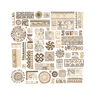 Tasarımınız için etnik el yapımı süs