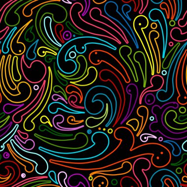 Tasarımınız için soyut girdap seamless modeli