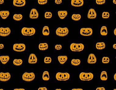 Cadılar Bayramı balkabakları, dizaynınız için kusursuz desen