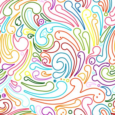 Tasarımınız için soyut girdap seamless modeli