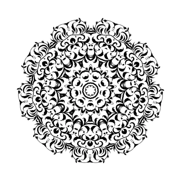 Mandala, ornamento floral para o seu projeto — Vetor de Stock